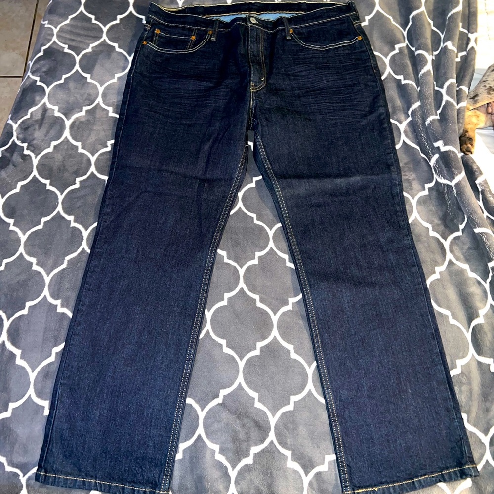 Levi’s 514 dark wash straight fit 38x30